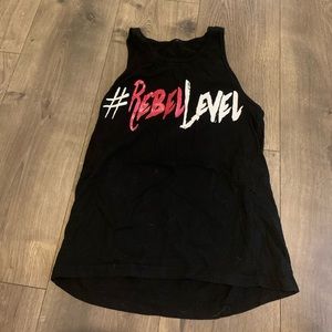 Out grown rebel athletic tank top